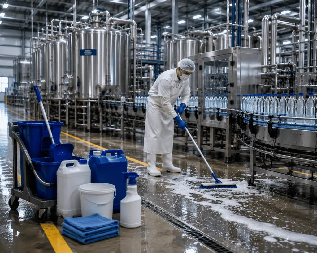 Ceras, removedores e limpadores PLURON para hotéis e supermercados em Belo Horizonte e Minas Gerais